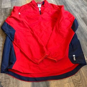 Majestic new without tags youth‎ xl adult small zip off sleeves windbreaker